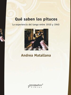 cover image of Qué saben los pitucos